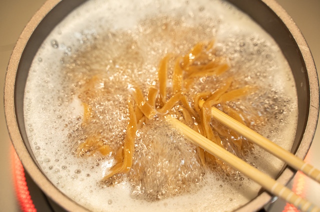 ベースパスタ　フェットチーネ　茹で方