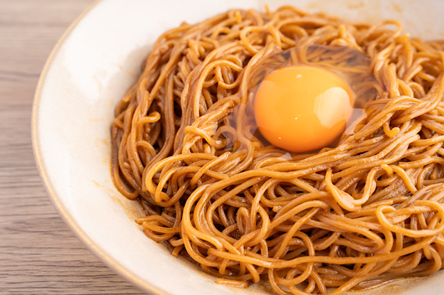 ベースパスタ　アジアン　電子レンジ　台湾まぜそば